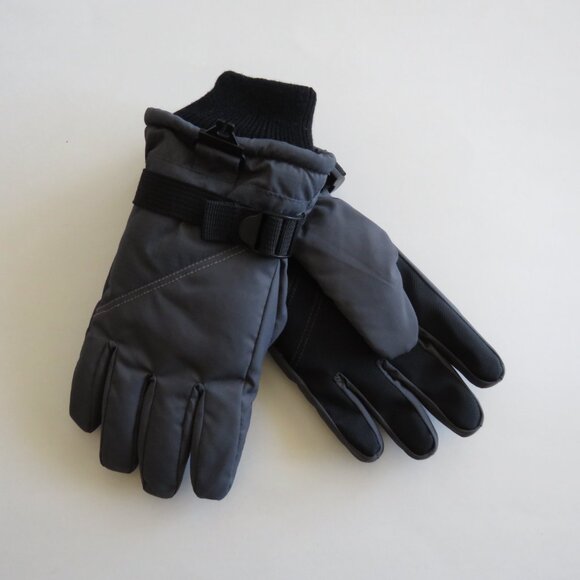 All In Motion Gray Black Winter Unisex Gloves size 8 - 14 - Picture 10 of 12